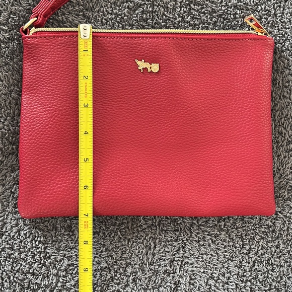 Mathew and Julian Cherry Red Wristlet - Picture 9 of 9